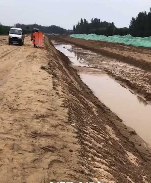 阳泉郊区河道降水