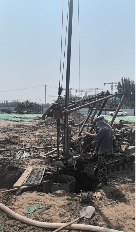 阳泉郊区工地打井